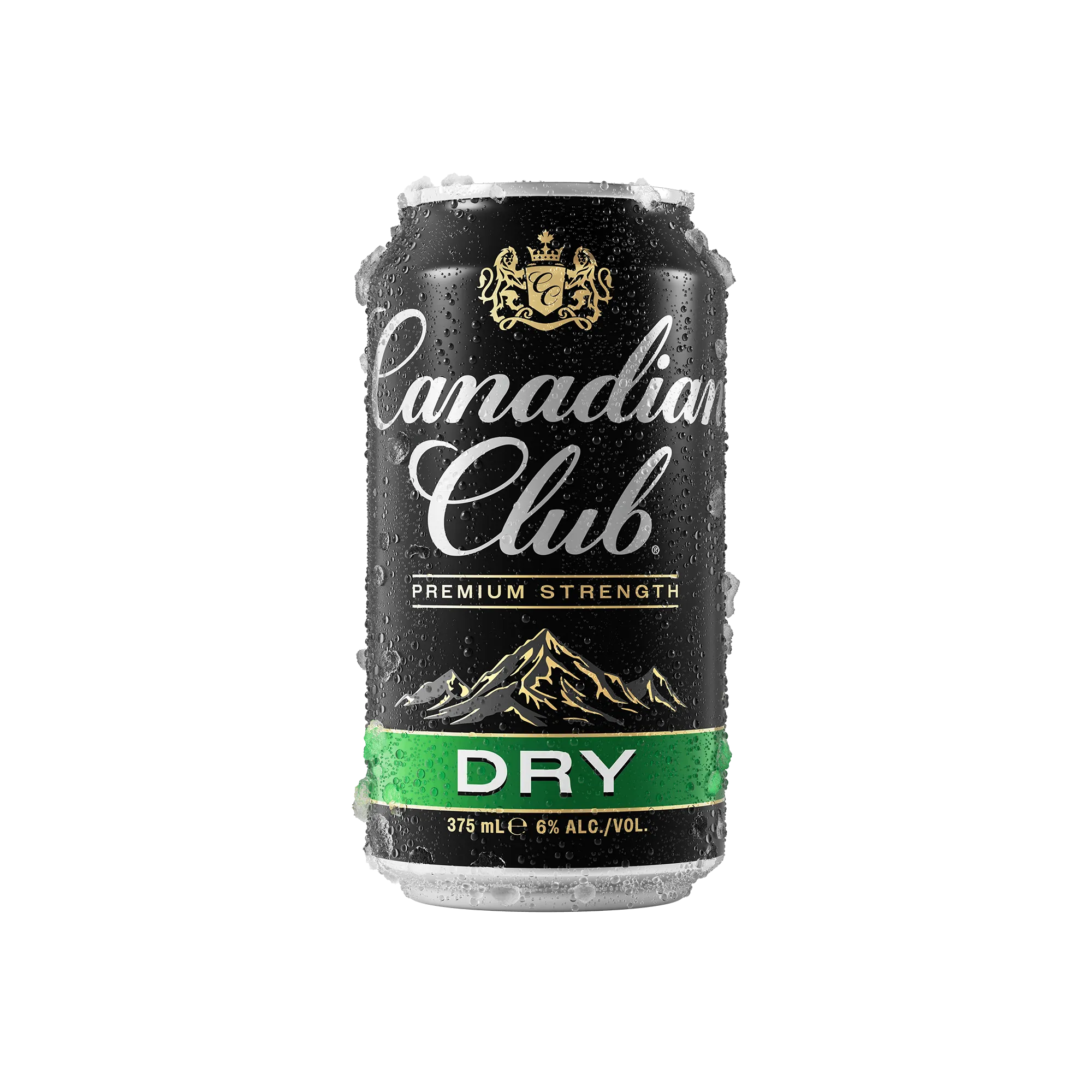 Canadian club read to drink dry premium can