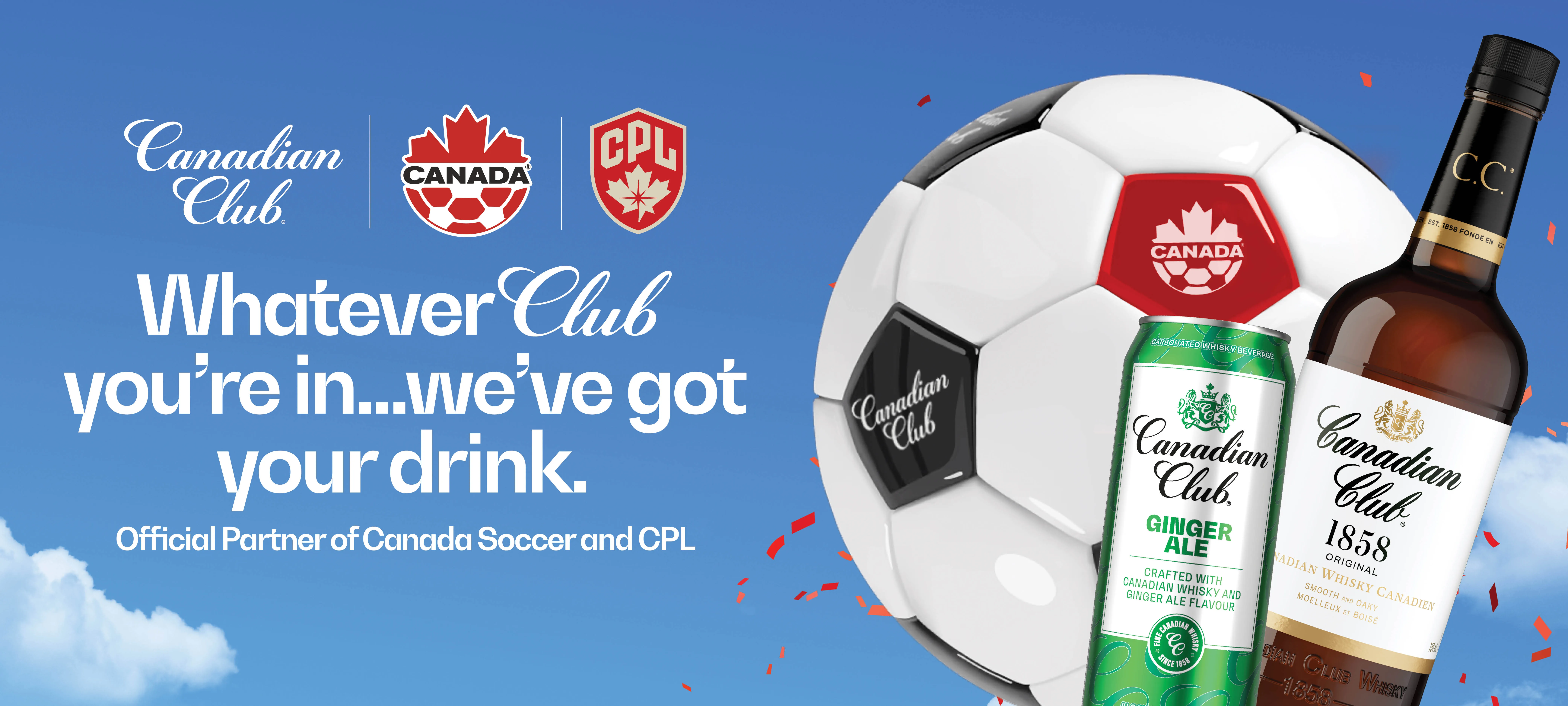 Whatever club you're in...we've got your drink banner image 